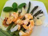Ricetta Mazzancolle con asparagi