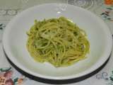 Ricetta Spaghetti pesto e gorgonzola