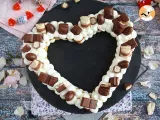 Ricetta Heart cake kinder