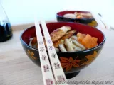 Ricetta Udon soup con pollo e funghi shiitake