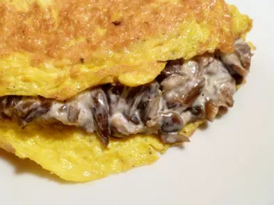 Omelette con funghi al curry
