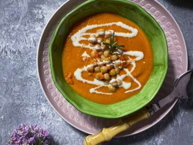 Ricetta Zuppa di carote e tahini