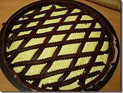 Ricetta Crostata di cacao con crema al mascarpone