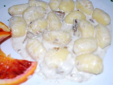 Ricetta Gnocchi con funghi e gorgonzola
