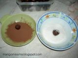 Tappa 1 - Palline di cioccolata e mascarpone, con cacao e cocco
