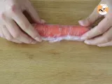 Tappa 3 - Rotolini di salmone e asparagi