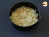 Tappa 4 - Torta di patate con prosciutto crudo e formaggio