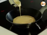 Tappa 4 - Pancake salati con prosciutto cotto e formaggio