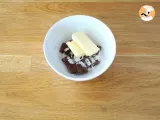 Tappa 1 - Muffin bicolore con cuore fondente al cioccolato