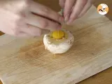 Tappa 2 - Funghi con uova di quaglia