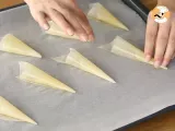 Tappa 4 - Coni di pasta brick con crema al formaggio e bresaola