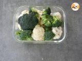 Tappa 1 - Frittelle di cavolfiore e broccoli aromatizzate al curry