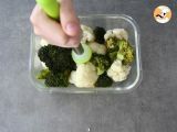 Tappa 2 - Frittelle di cavolfiore e broccoli aromatizzate al curry