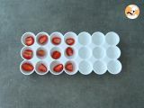 Tappa 1 - Cubetti di ghiaccio con frutti rossi e menta