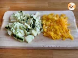 Tappa 1 - Frittata con peperoni e zucchine