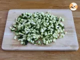 Tappa 2 - Insalata di zucchine crude, caprino e limone