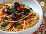 Tappa 6 - Spaghetti alla puttanesca, un primo piatto velocissimo e gustoso