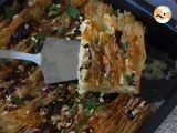 Tappa 9 - Crinkle cake caprino e miele, la gustosa torta salata vegetariana con la pasta fillo