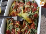 Tappa 10 - Conchiglioni ripieni ricotta e spinaci: un irresistibile piatto al forno vegetariano