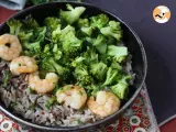 Tappa 3 - Riso integrale con broccoli e gamberetti, un piatto leggero ed equilibrato