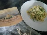 Tappa 1 - Finta carbonara di Pici con zucchine e mozzarella di bufala