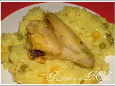 Alette di pollo con riso basmati giallo - foto 2