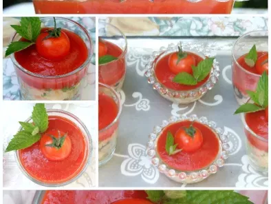 Bicchierini colorati di cous cous e gelatina di pomodoro - foto 4