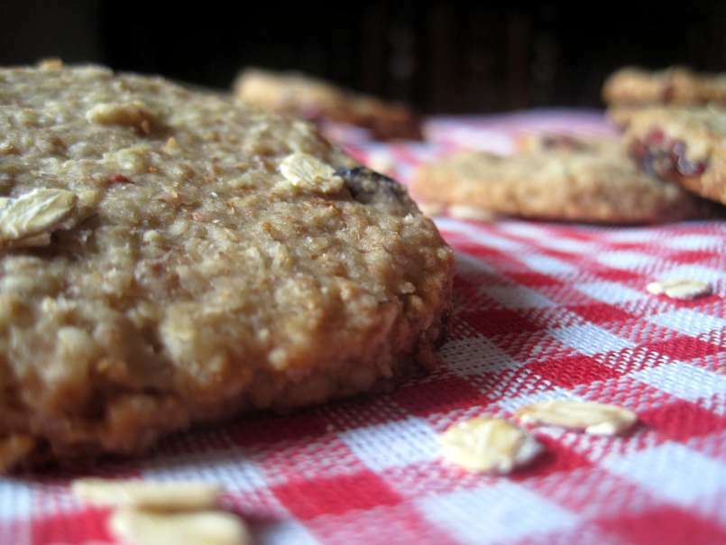 Biscotti Grancereale con fiocchi d' avena e mirtilli rossi secchi - foto 3