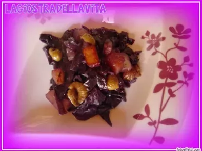 Cavolo rosso con olive e patate