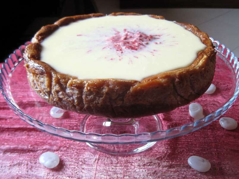 Cheesecake al cioccolato bianco e lamponi - foto 3