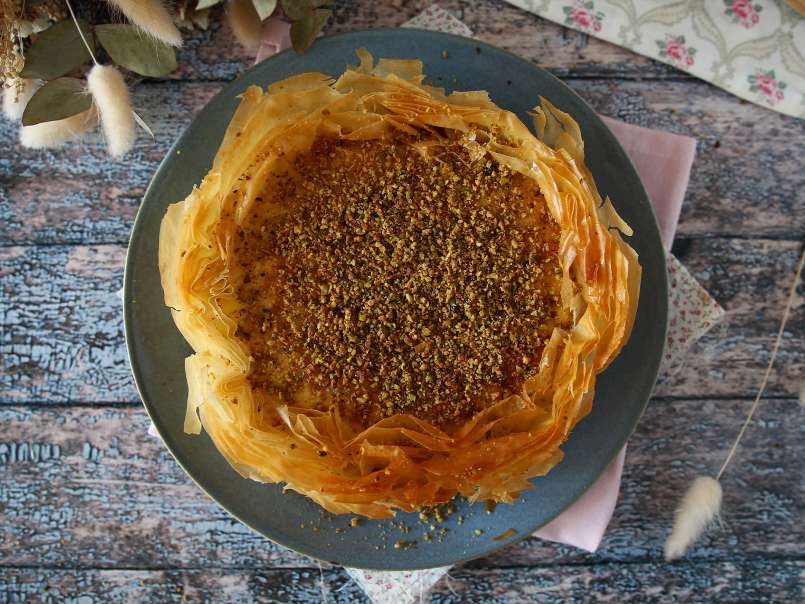 Cheesecake al pistacchio con pasta fillo - foto 6