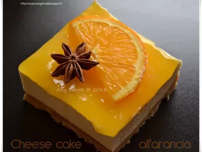 Cheesecake all'arancia
