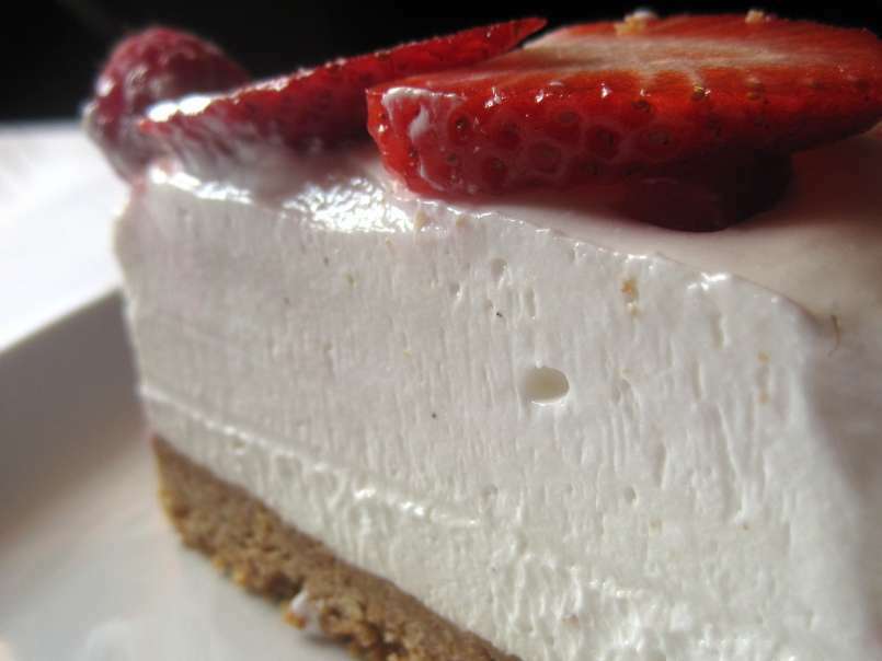 Cheesecake allo yogurt greco, vaniglia e frutti rossi - foto 7