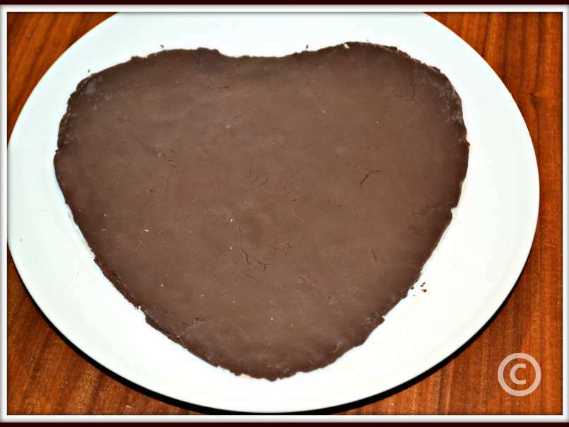 Cheesecake Bounty con cuore di cioccolato fondente - foto 6