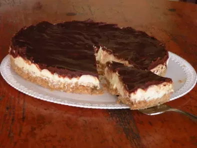 Cheesecake con glassa al cioccolato - foto 2