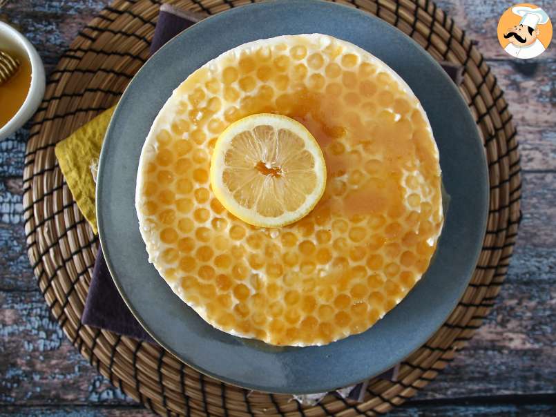 Cheesecake limone e miele senza cottura - foto 3