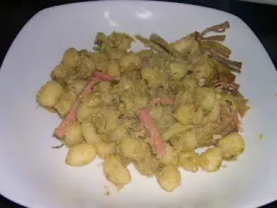 Chicche di patate con carciofi