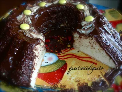 Chiffon Cake tradizionale con glassa al cioccolato