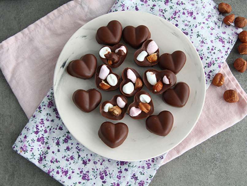 Cioccolatini con marshmallow e nocciole - foto 3