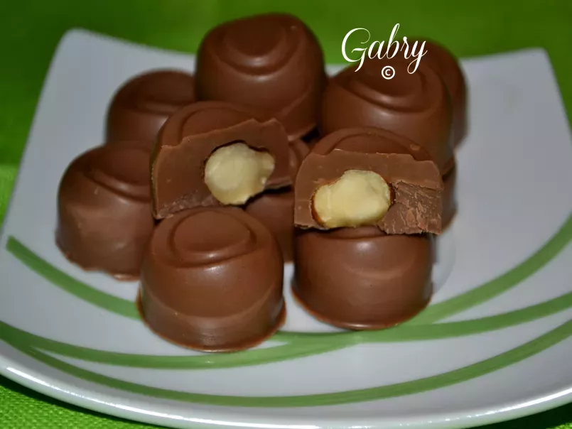 Cioccolatini gianduia con cuore di nocciola (fatti in casa) - foto 4
