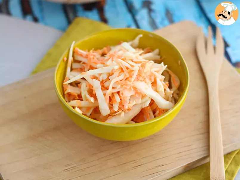 Coleslaw, l'insalata di cavolo e carote