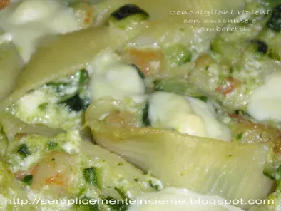 Conchiglioni ripieni di zucchine e gamberetti - foto 4