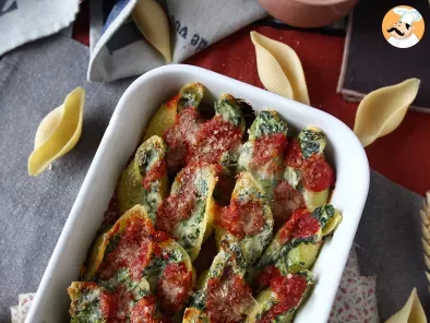 Conchiglioni ripieni ricotta e spinaci: un irresistibile piatto al forno vegetariano - foto 3