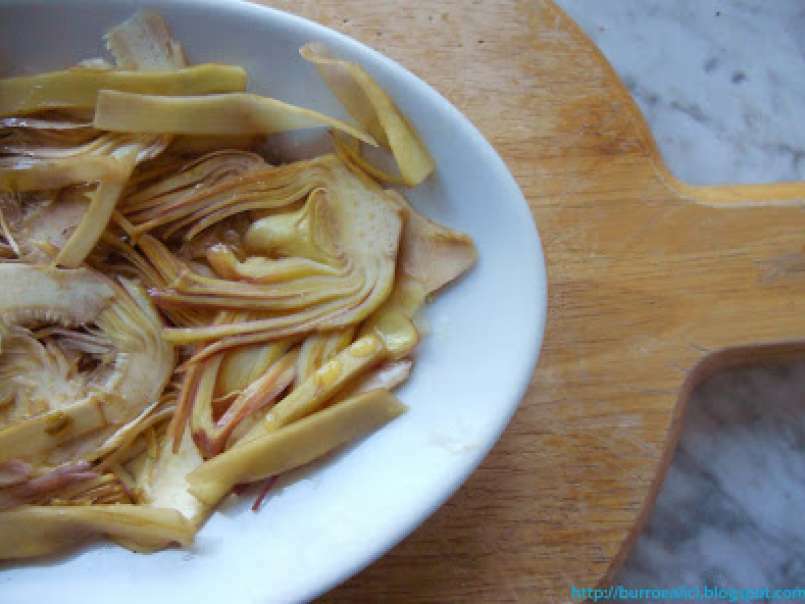 Contorni per pranzo: carpaccio di carciofi + verza e carote - foto 2