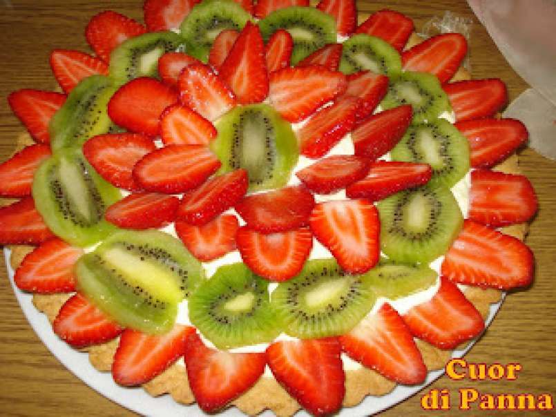 Crostata alle fragole e kiwi - foto 2