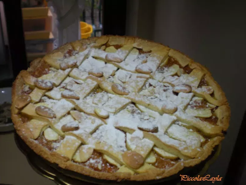 Crostata con Marmellata di Arance Amare, Mele e Mandorle - foto 2