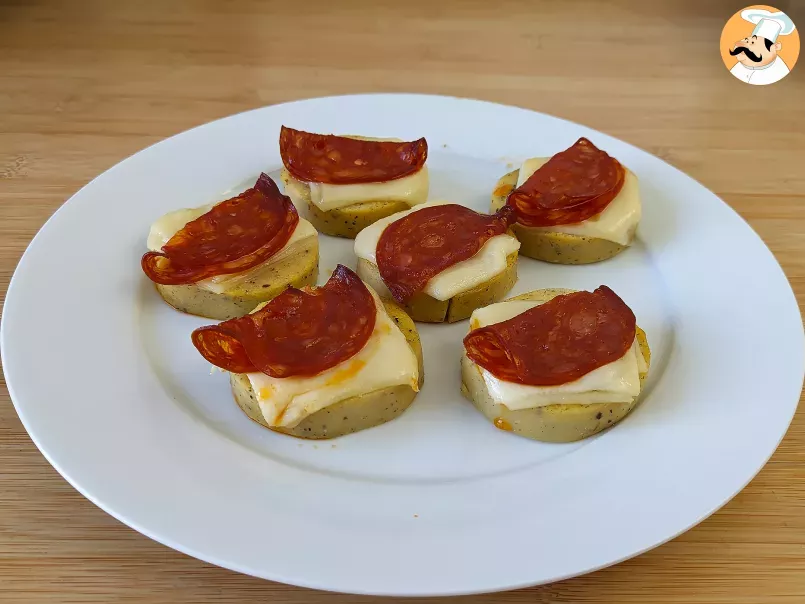 Crostini di polenta con scamorza e salame piccante - foto 4