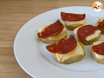 Crostini di polenta con scamorza e salame piccante - foto 3