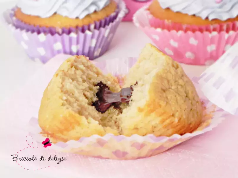 Cupcakes con cuore morbido di cioccolato - foto 3