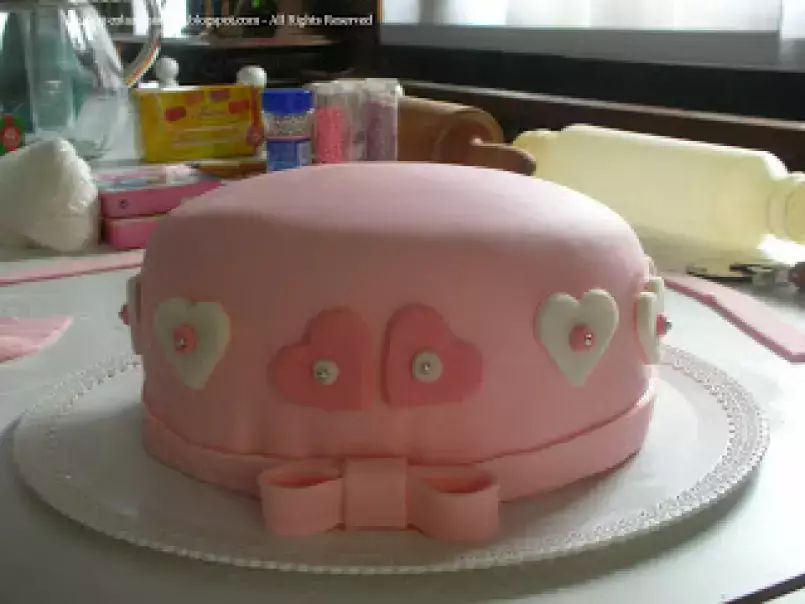Festa per i 2 anni della mia bimba con torta di compleanno rosa - foto 2